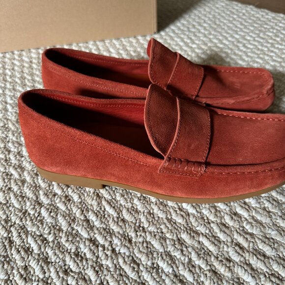 Vince Men\'s Daly Loafer Size 9M Sunset Orange Brand New!!